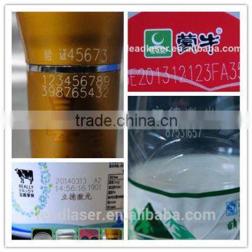 CE passed low power laser engraving and coding machine for dairy production