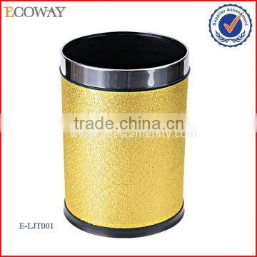 OEM 5 Star High Quality Luxury Hotel Room Yellow Dustbin