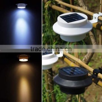 Outdoor Solar Powered LED Wall Path Landscape Mount Garden Fence Light Lamp SO8003