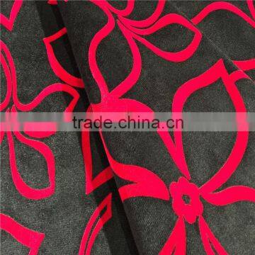 Egypt market hot selling flock fabric upholstery fabric