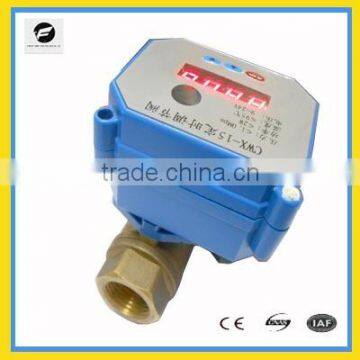 TF CWX mini DN15 1/2'' automatical operated motorized ball valve with tome control for HVAC system,timing flower watering