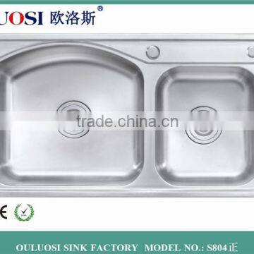 matt finish topmount basin small double kitchen sink