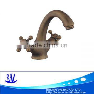 Electroplating Antique European Style Bathroom Basin Faucet Sink tap