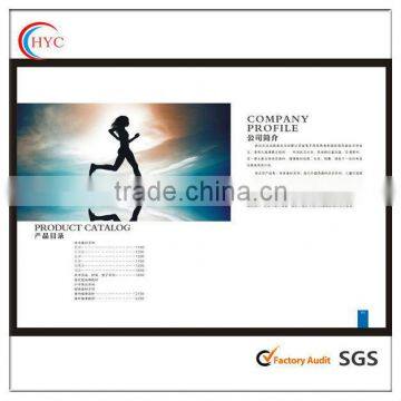 digital white paper color cosmetic brochure