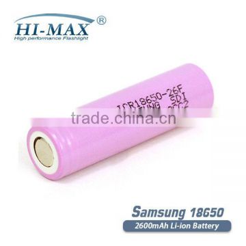 2600mah 18650 li-ion batteries for laptop