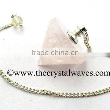 Rose Quartz Conical Pendulum