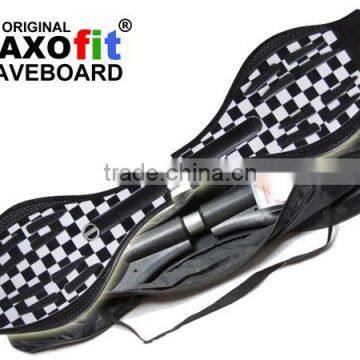 Waveboard MAXOfit XL Black & White, max. 95 kg, incl. lighting wheels