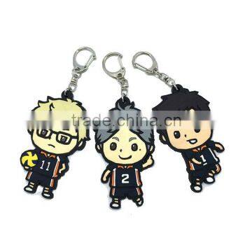 2016 Wholesale Custom Rubber Plastic Keychain Create Your Own Keychain photo-3