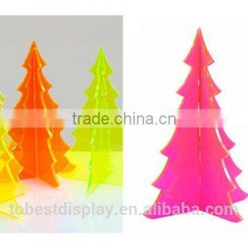 acrylic christmas mini christmas tree, spiral christmas tree