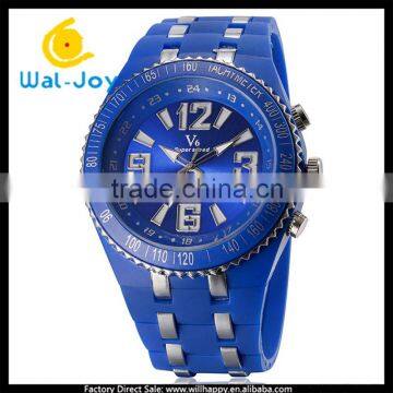 WJ-5414 Big Face Silicone Trendy Attractive Top Brand V6 Night Luminous Men and Women Watch photo-2
