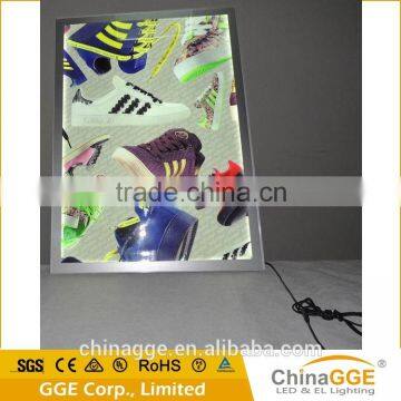 Direct manufacturer aluminum frames thin light box with easy artwork change