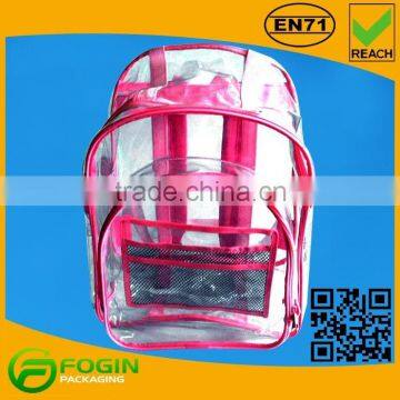 2015 hot custom pvc school backpack for girls