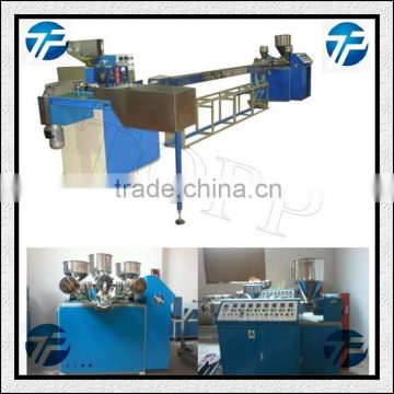 Three Color Plastic Lollipop Candy Stick Extruding Making Machine