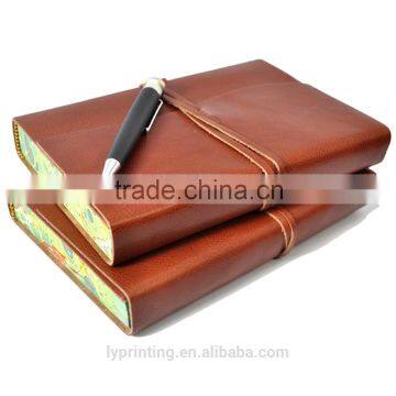 High quality business notebook printing PU leather notebook printing Logo printing