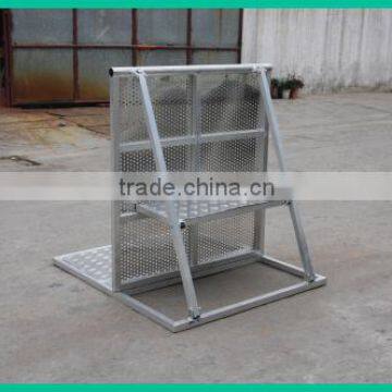 strong aluminum crowd control barricade fence for public events