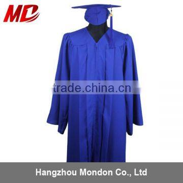 Classcial Bachelor Graduation Gown Matte Royal Blue