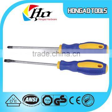 High Quality Rubber Handle Screwdriver crv material best screwdriver