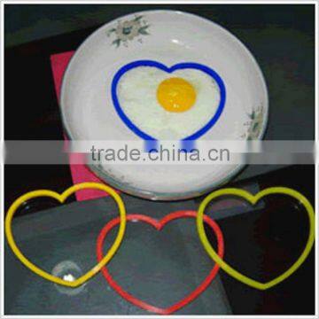 Food garde heart shape silicone egg ring