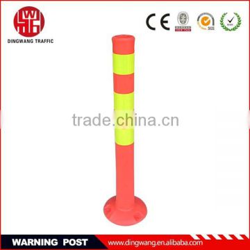 High quality Elastic plastic warning post/plastic post