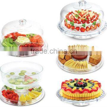 6 in 1 Multi Functional Dome Cake Stand