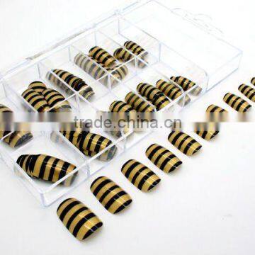 Design French Acrylic Nail Tips X 100 HN420