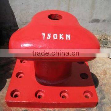 Marine T Head Round Base Mooring Bollard With Best Price And Certificate