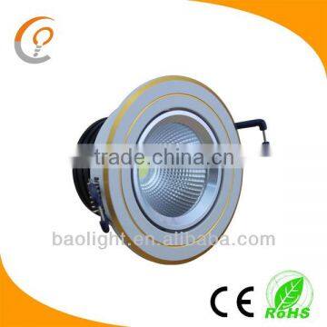 2013 new metal recessed led ceiling spot lamps for bedroom 5w cob