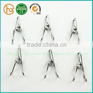 Spring loaded hand clamp