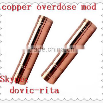 The latest list new e cig product copper overdose mod fast delivery