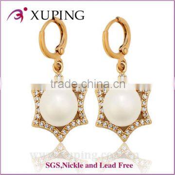 Best selling 18k gold color wholesale earrings