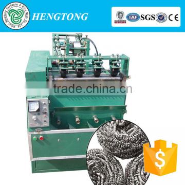 8-9KG/Hour Output Factory price stainless steel mesh scourer making machine A3 for sale