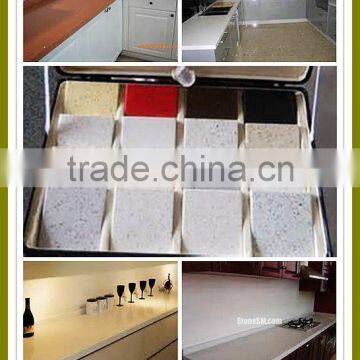 cheap quartz stone slab counter-top for kitchen-used