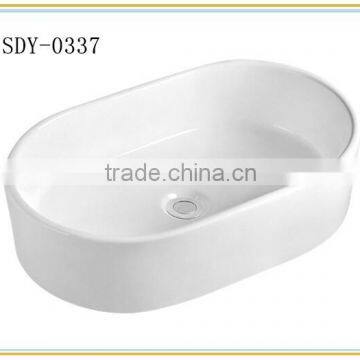 ceramic wash art basin bathroom oval washing sink