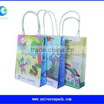 Logo Cartoon Painted Bags Paper Made Personalized Design For Hot Sale Packing Bag