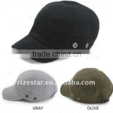 fashion flat peak cap