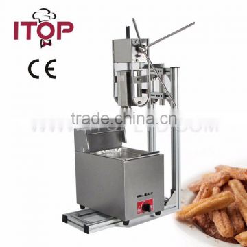 Stainless steel Churros Machine and Gas fryer