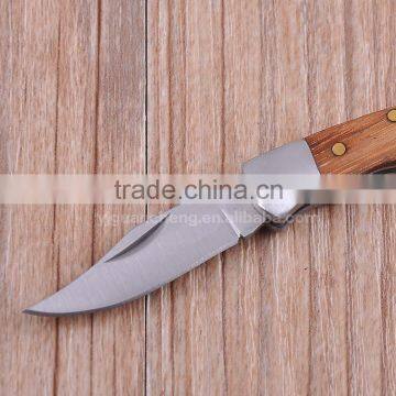 Прямая продажа от завода. Складной нож для походов с ножом из нержавеющей стали, рукояткой из зеленого паковуда (пакка-бумаги) с узором типа зебры. Леди-нож