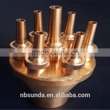 Brass Upward Ejection Water Fountain Nozzle