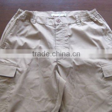 hot sale with slant pockets and leg pockets short casual pants