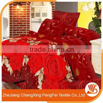 Nice feeling printed comforter bedding sets