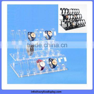 Newly excellent quality tabletop acrylic watch display