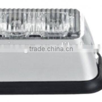 E-MARK R10 LED Strobe Lightheads/LED Emergency Flash Strobe light /Dash light /Grille light(SR-LS-LD-3C),1W LED W Chrome Housing