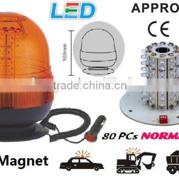 E-MARK LED Flash Warning Light, ECE MARK LED Rotating Warning Beacon (SR-BL-505AM-2) Magnetic LED Beacon Light, 3 Functions