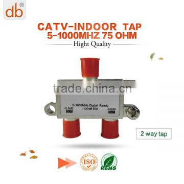 Indoor catv tap 2 way tap