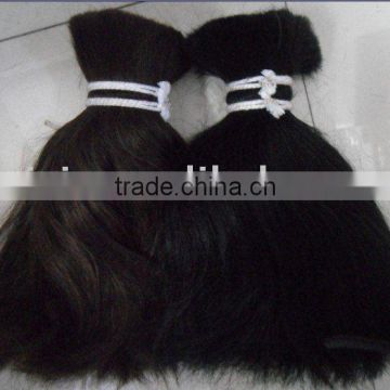 Factory supplier large quantity Burman/Myanmar double drawn human hair material