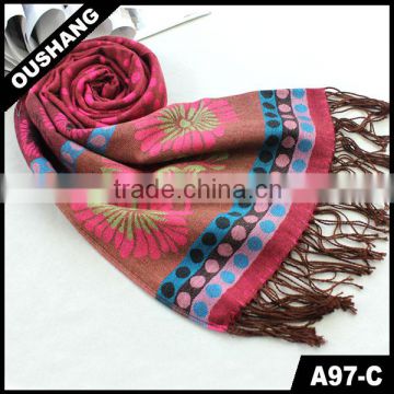 A97-C Fashion Pashmina Hijab Shawl Scarf Viscose Scarf