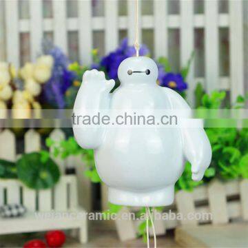 Ceramic Baymax from big hero 6 Wind Chime