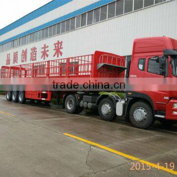 transport semi trailer shengshun auto side wall semi trailer