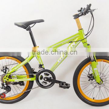 20-inch folding mountain bike 21speed high-carbon steel mountain bike