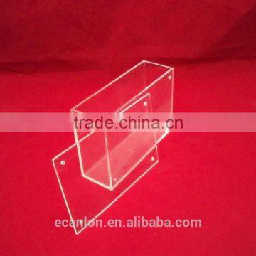 transparent plexiglass storage box